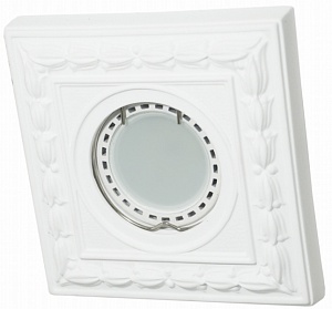 Светильник гипсовый встраиваемый mr 16 Roden RD-124 Wh