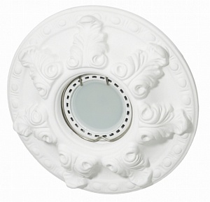 Светильник гипсовый встраиваемый mr 16 Roden RD-106 Wh