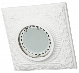 Светильник гипсовый встраиваемый mr 16 Roden RD-125 Wh