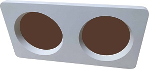 Рамка для гипсового светильника RD-453 Wh